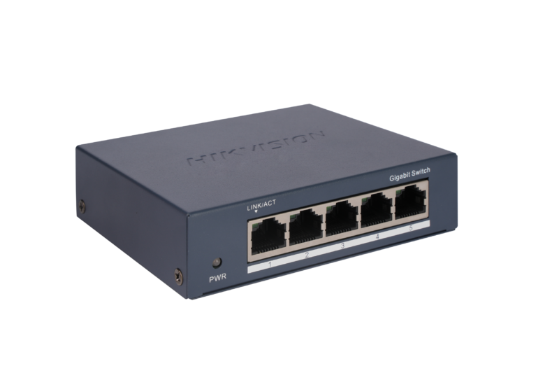 Switch 5 × Gigabit RJ45 ports